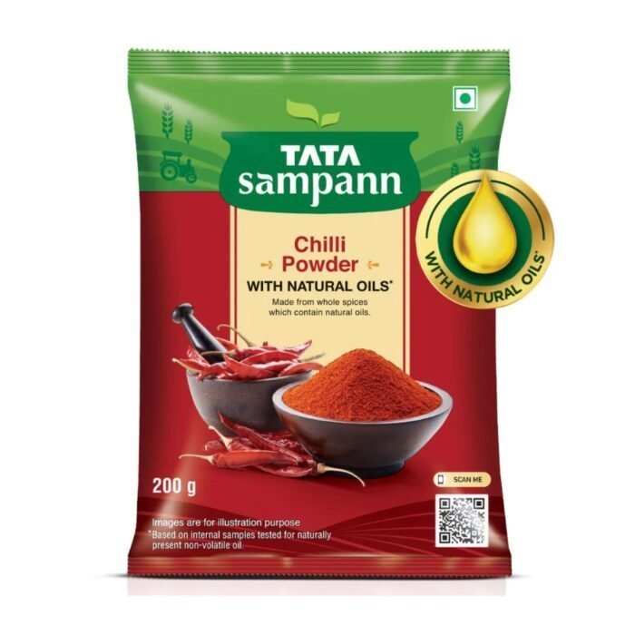 4-3-700x700-1.jpg Tata Sampann Chilli Powder with Natural Oils Lal Mirchi Powder - Image 1